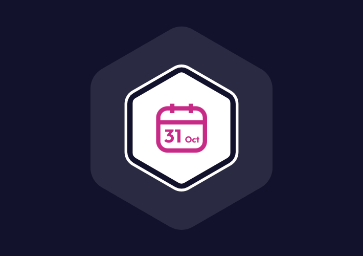 A calendar icon showing 31 October, highlighting the mandatory connection deadline for pension providers and schemes to connect to the pensions dashboards ecosystem by 31 October 2026.