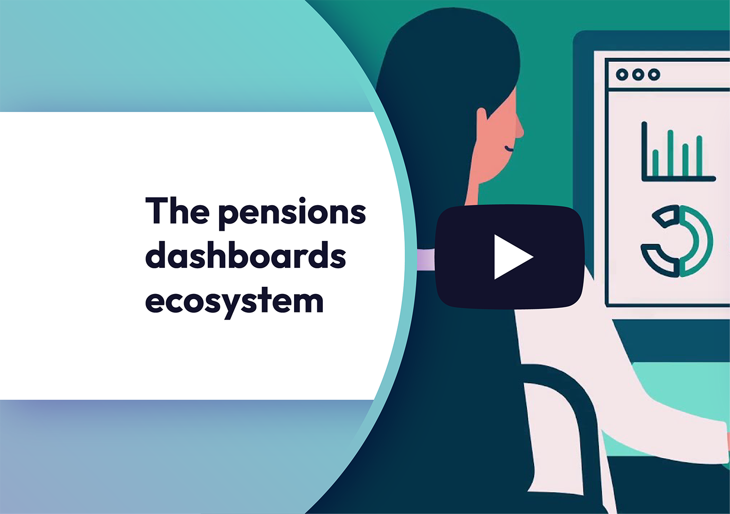 an illustration representing of the pensions dashboards ecosystem.